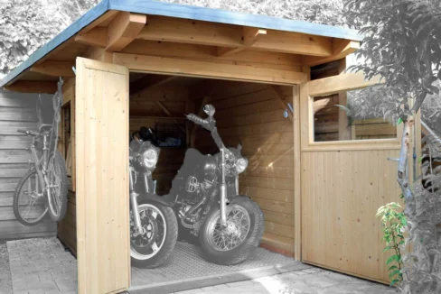 Garage en bois 4,5 m² Moto 1825 - vue 2