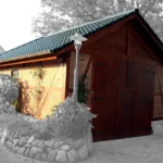 Garage en bois 53,1 m² Holstein 5990 S / W - vue 1