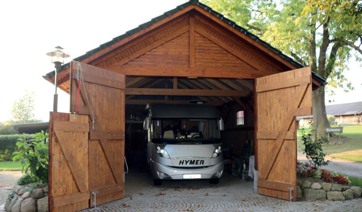 Garage en bois 53,1 m² Holstein 5990 S / W - vue 2