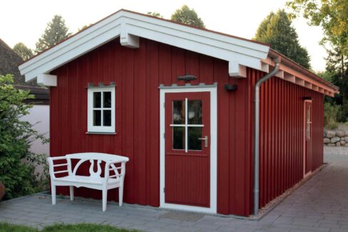 Garage en bois 28,88 m² Nordic 3876 S/W - vue 3