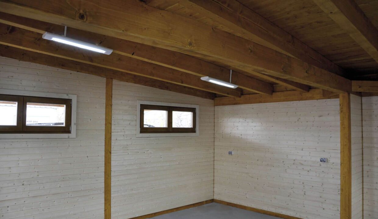 Garage en bois 51,52 m² Elegance 5692 P + 328 Sd - vue 3