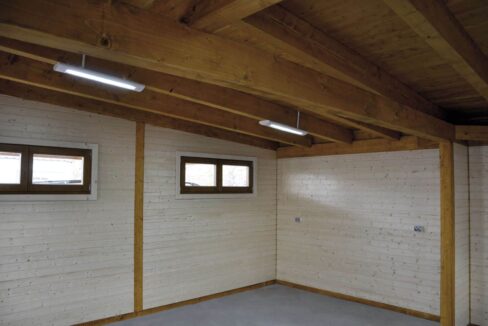 Garage en bois 51,52 m² Elegance 5692 P + 328 Sd - vue 3