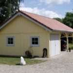 Garage en bois 52,2 m² Premium 5890 - vue 1