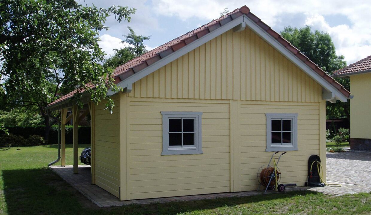 Garage en bois 52,2 m² Premium 5890 - vue 3