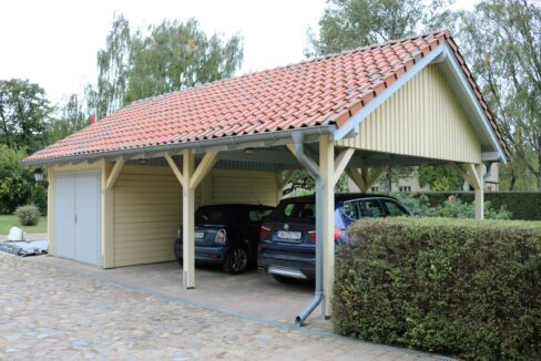 Garage en bois 52,2 m² Premium 5890 - vue 4
