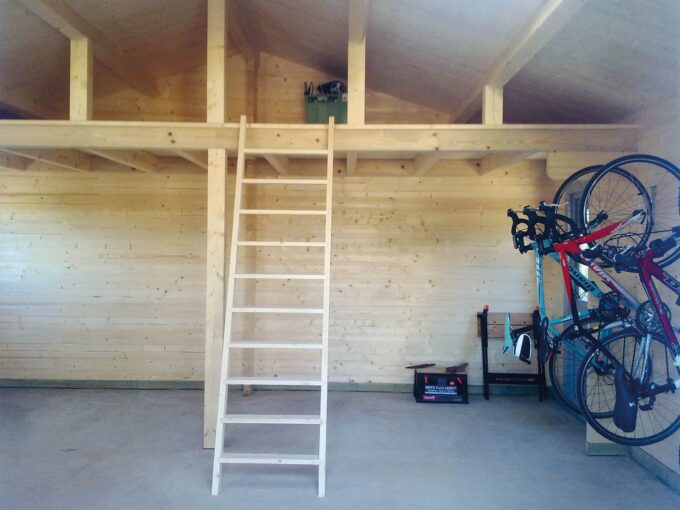 Garage en bois 36 m² Inverness 6060 - vue 1