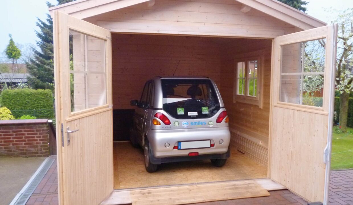Garage en bois 9 m² Piccolo 3030 - vue 1