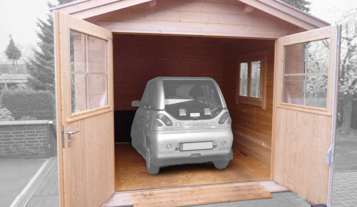 Garage en bois 9 m² Piccolo 3030 - vue 3