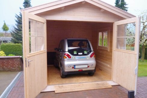 Garage en bois 9 m² Piccolo 3030 - vue 1