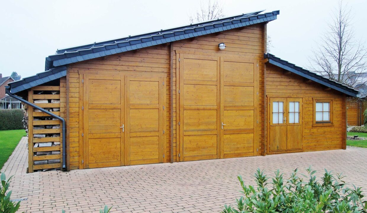 Garage en bois 94,92 m² Molto Grande - vue 3