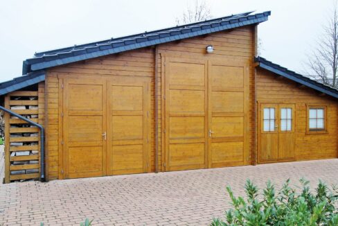 Garage en bois 94,92 m² Molto Grande - vue 3