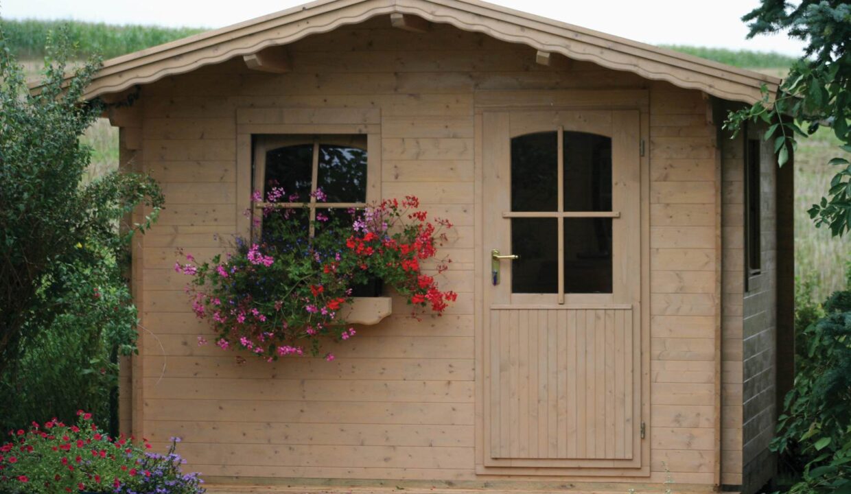 Abri de jardin bois 7,5 m² Stockholm - vue 1