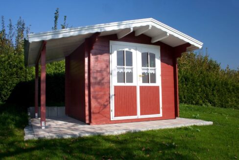 Abri de jardin bois 6,25 m² Oslo - vue 1