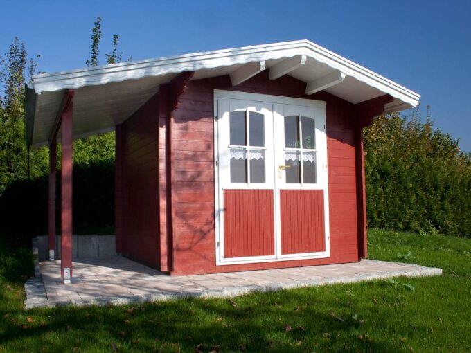 Abri de jardin bois 6,25 m² Oslo - vue 1