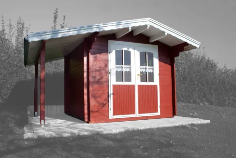 Abri de jardin bois 6,25 m² Oslo - vue 2