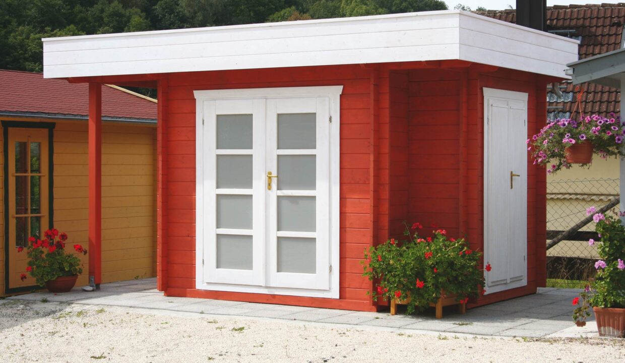 Abri de jardin bois 4,8 m² Portland 5 - vue 1