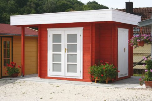 Abri de jardin bois 4,8 m² Portland 5 - vue 1