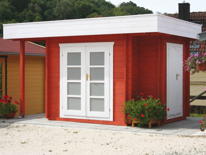 Abri de jardin bois 4,8 m² Portland 5 - vue 1