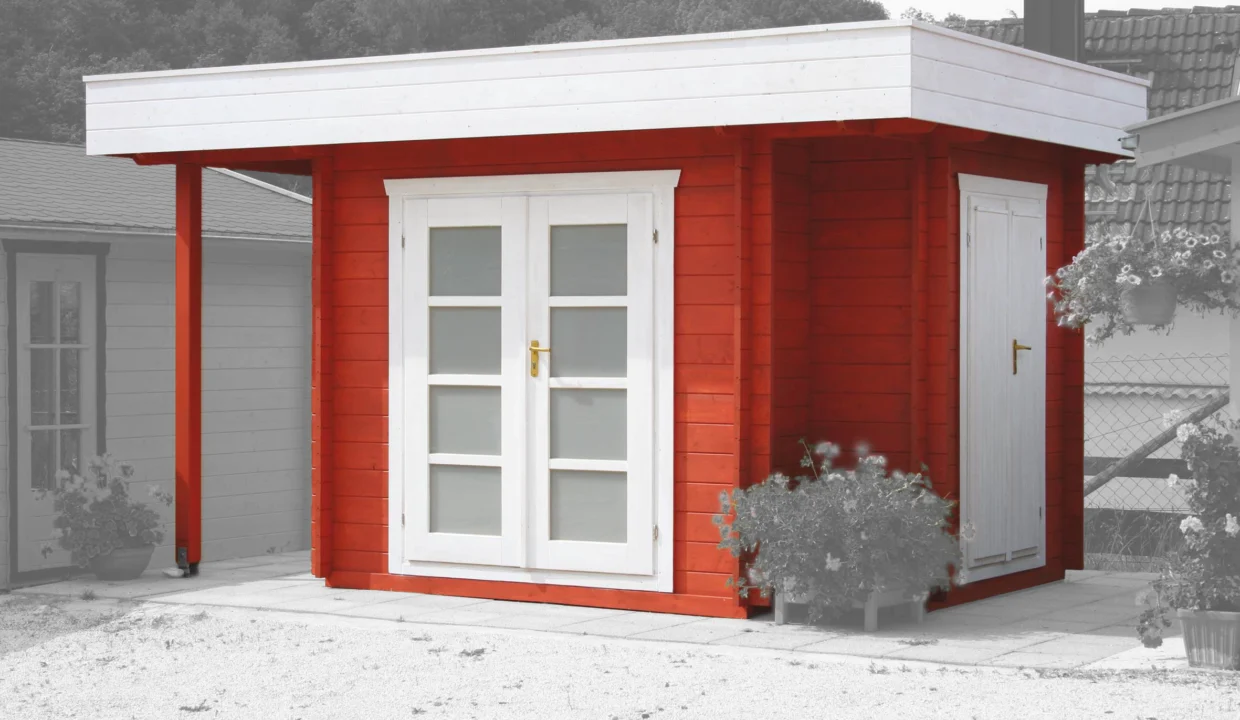 Abri de jardin bois 4,8 m² Portland 5 - vue 2