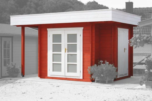 Abri de jardin bois 4,8 m² Portland 5 - vue 2