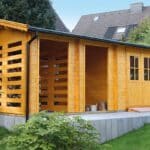Abri de jardin bois 6,25 m² Birmingham - vue 1