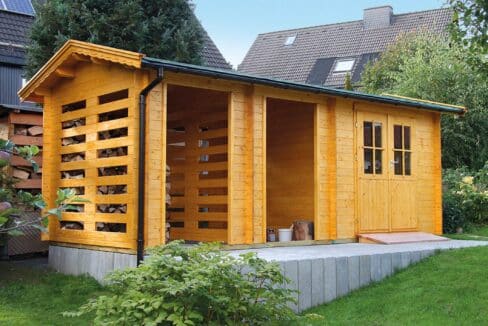Abri de jardin bois 6,25 m² Birmingham - vue 1