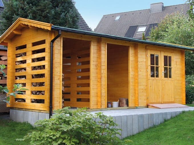 Abri de jardin bois 6,25 m² Birmingham - vue 1