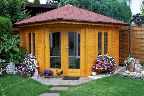 Abri de jardin bois 9 m² Panta 6 - vue 1