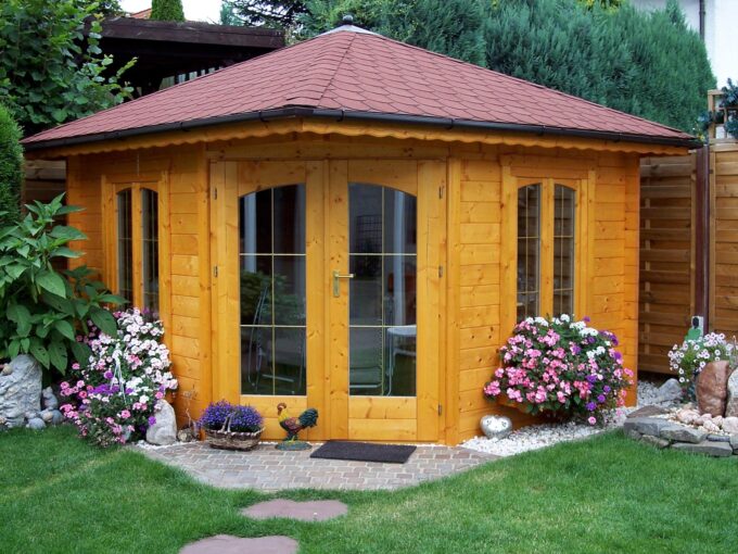 Abri de jardin bois 9 m² Panta 6 - vue 1