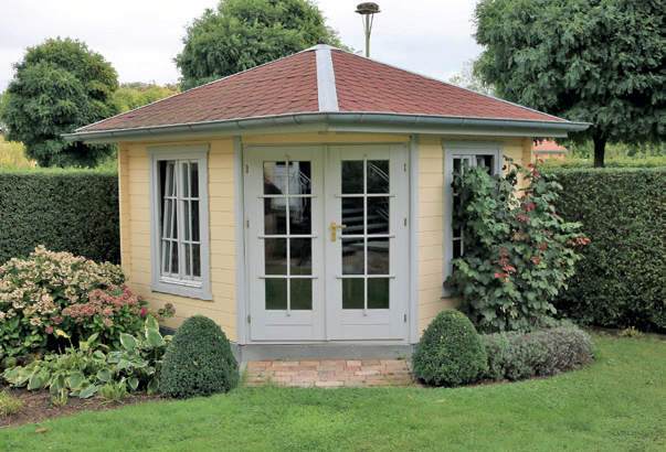 Abri de jardin bois 11,56 m² Panta 8 - vue 1