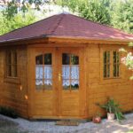 Abri de jardin bois 9 m² Panta 4 - vue 1