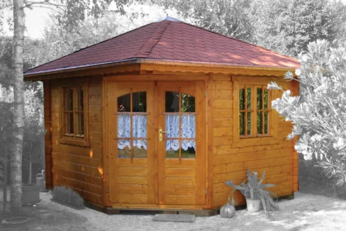 Abri de jardin bois 9 m² Panta 4 - vue 2