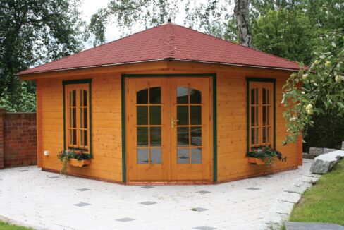 Abri de jardin bois 16 m² Panta 5 - vue 1