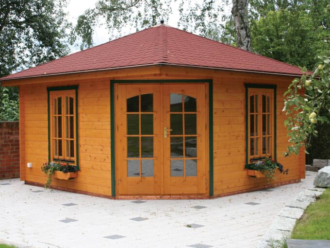 Abri de jardin bois 16 m² Panta 5 - vue 1