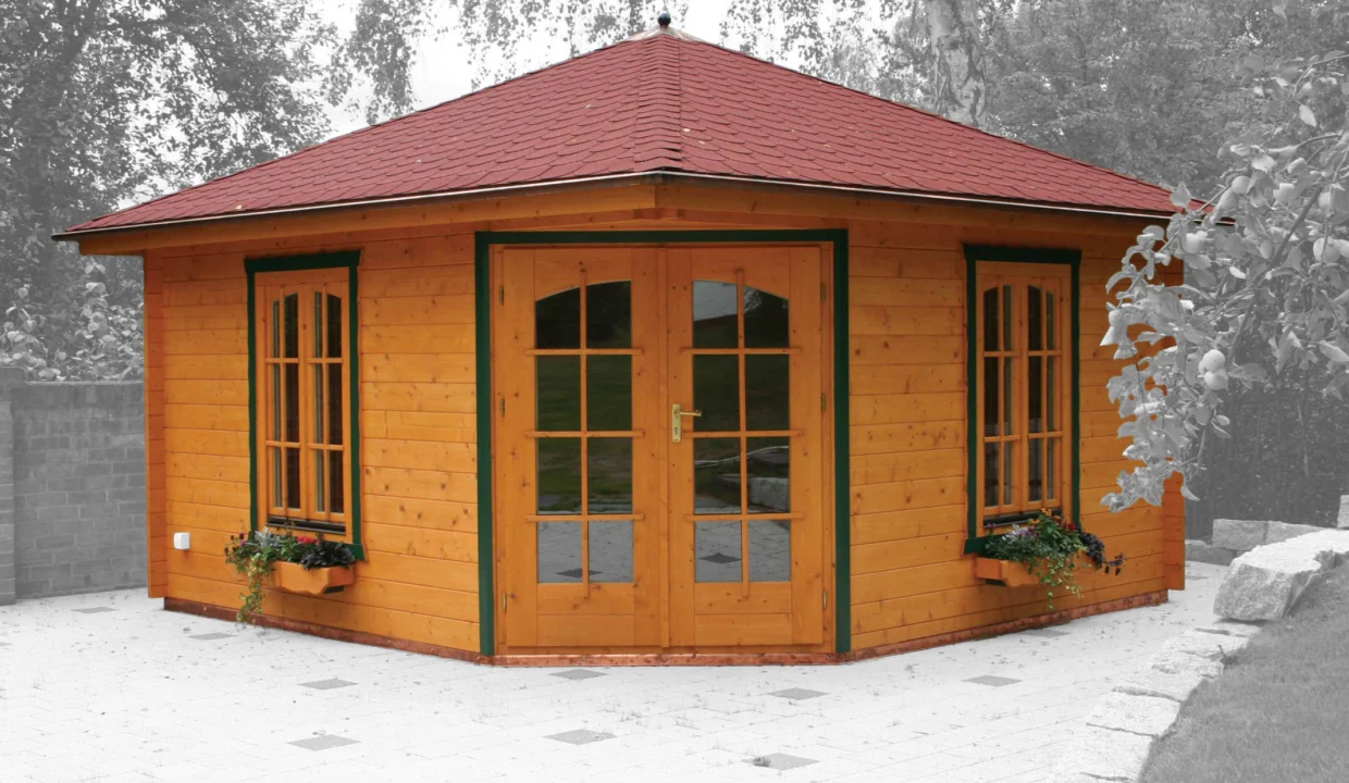 Abri de jardin bois 16 m² Panta 5 - vue 2