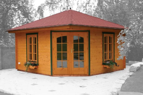 Abri de jardin bois 16 m² Panta 5 - vue 2