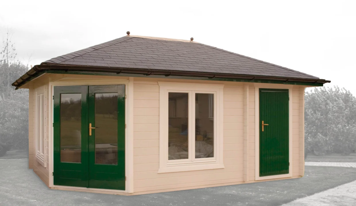 Abri de jardin bois 17,5 m² Panta 9 - vue 2
