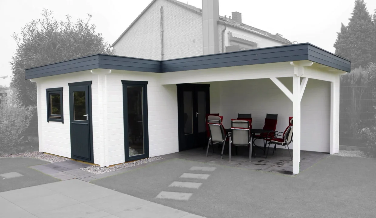 Abri de jardin bois 17,5 m² Nashville - vue 1