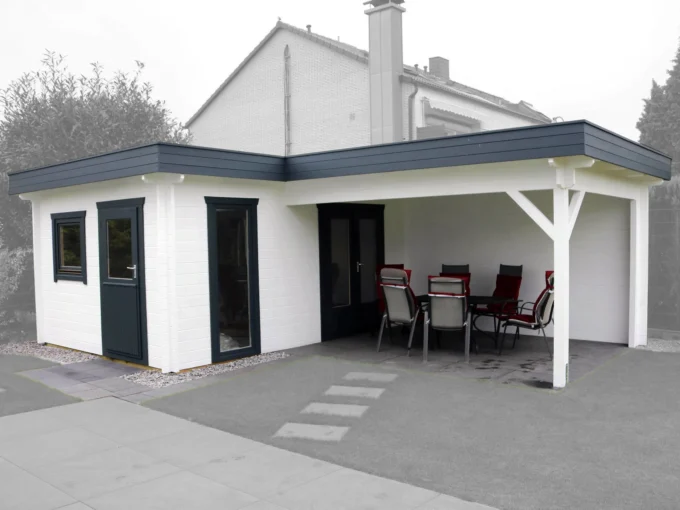 Abri de jardin bois 17,5 m² Nashville - vue 1