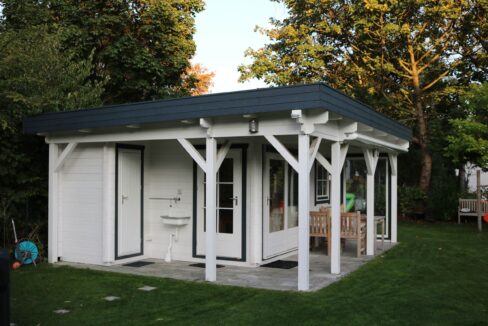 Abri de jardin bois 17,5 m² Alabama - vue 2