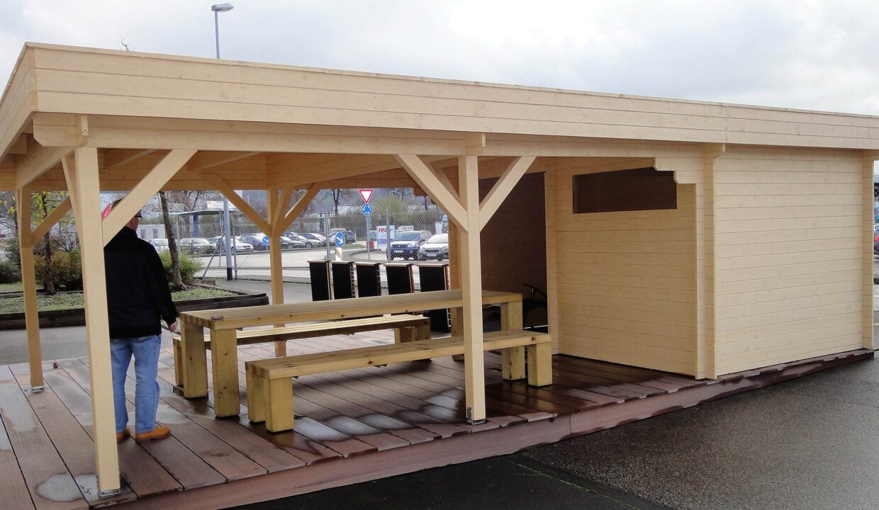 Abri de jardin bois 10 m² Smokey - vue 2