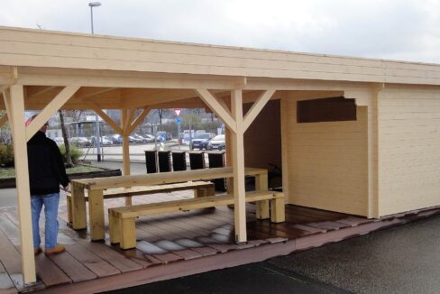 Abri de jardin bois 10 m² Smokey - vue 2