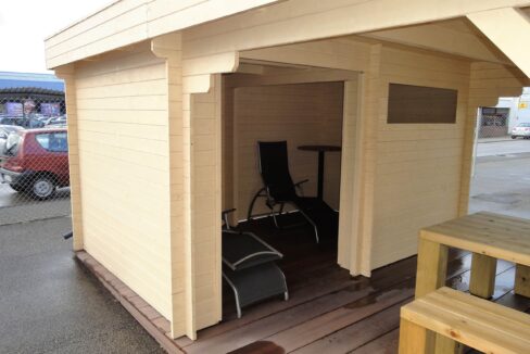 Abri de jardin bois 10 m² Smokey - vue 1