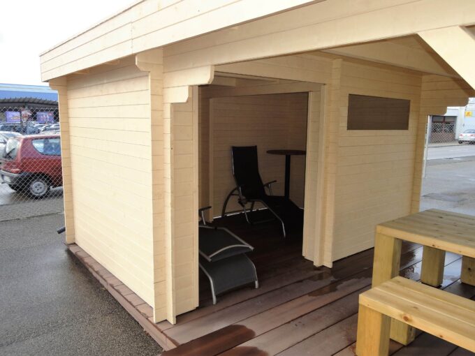 Abri de jardin bois 10 m² Smokey - vue 1