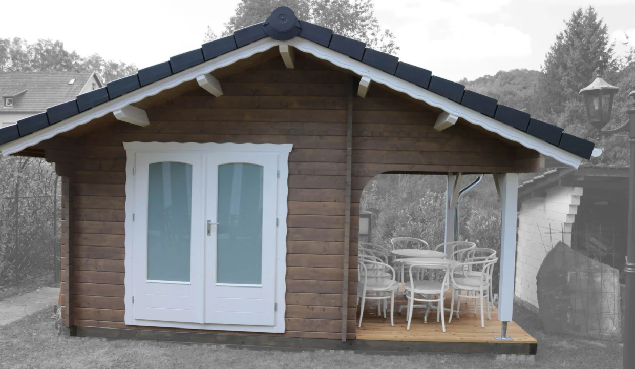 Abri de jardin bois 9 m² Liechtenstein - vue 3