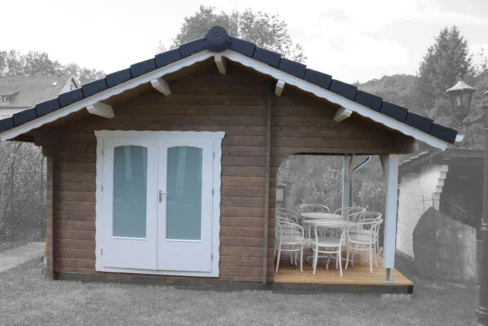 Abri de jardin bois 9 m² Liechtenstein - vue 3