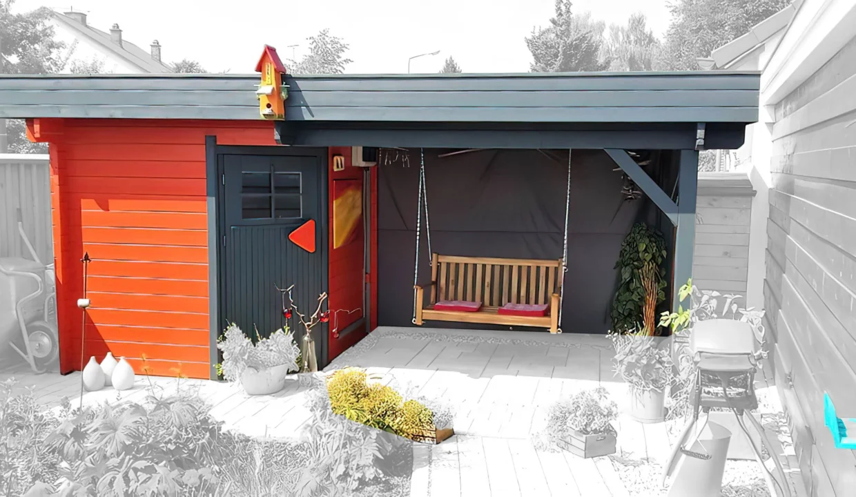 Abri de jardin bois 6 m² Relex - vue 1