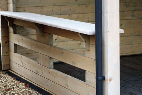 Abri de jardin bois 15,4 m² Baltimore - vue 2