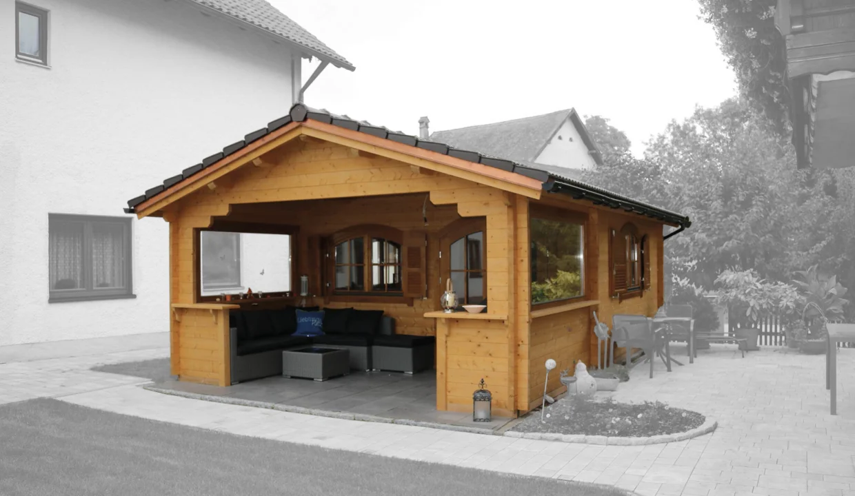 Abri de jardin bois 20,25 m² Tennessee - vue 1