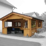 Abri de jardin bois 20,25 m² Tennessee - vue 1